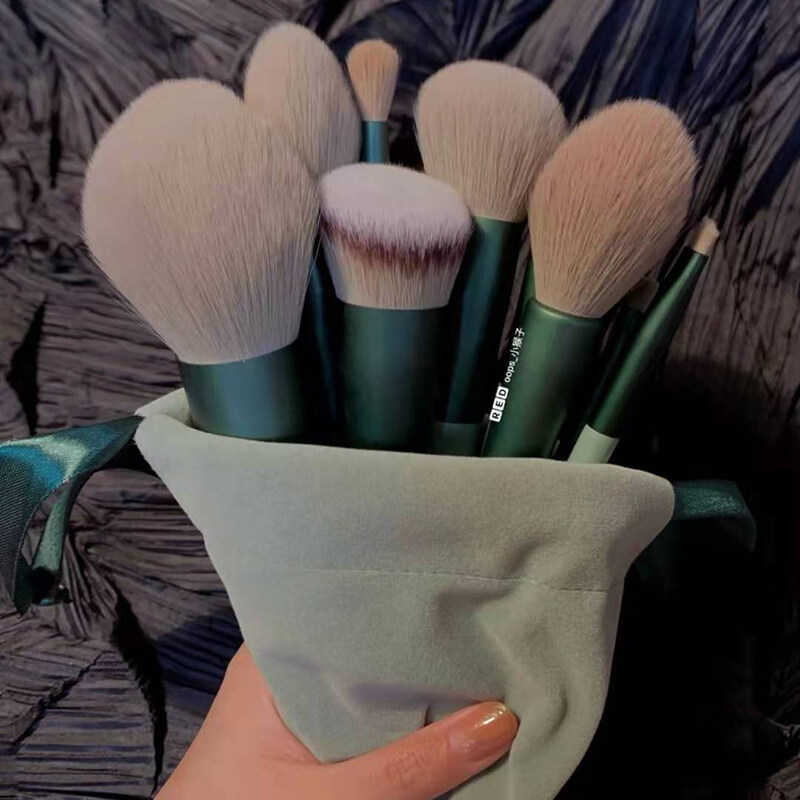 【Shanglife】13 Soft Makeup Brushes Set Cosmetic Foundation Blush Powder Eye Shadow Kabuki Mix Makeup Brush Beauty Tool